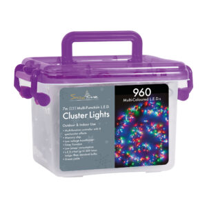 960 Multi Col LED Cluster w/Timer