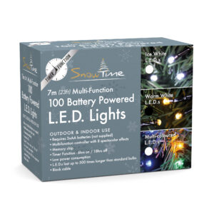 100 WW LED Chasing Lights B/O Outdoor/Timer