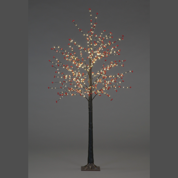 red berry twig tree