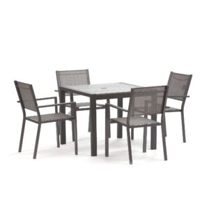 Adrano 90cm 4 Seat Poliwood Stacking Collection