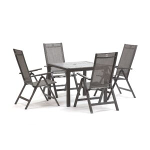 Adrano 90cm 4 Seat Poliwood Reclining Collection