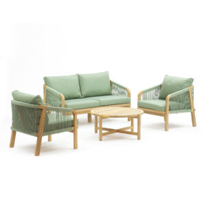 Albany Sofa Collection Acacia & Rope