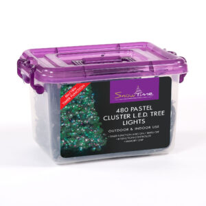 480 Pastel LED Cluster Lights w/Timer