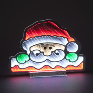 40cm Infinity Santa Face w/Snow