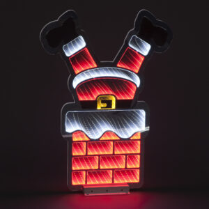60cm Infinity Santa Legs in Chimney