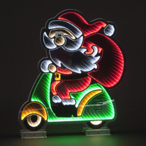 60cm Infinity Santa w/Motorbike