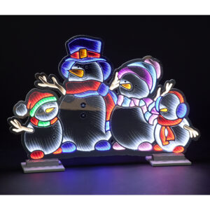 120cm Infinity 4 Snowman Family