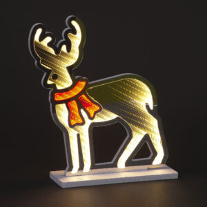 40cm Infinity Reindeer w/ Red Bow ID