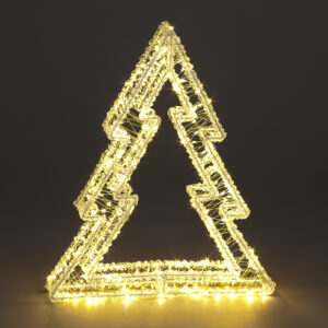 41cm Acrylic Tree w/240 WW LEDS 10% Flash